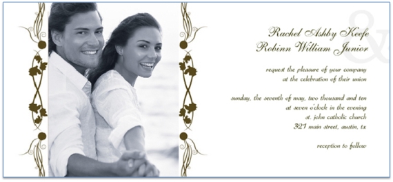 Go through these wedding invitation templates to make sure that they catch